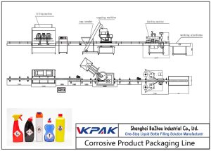 Garis Pengisi Produk Korosif Otomatis